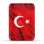 ttec ArtPower Türk Bayrağı 10.000 mAh Taşınabilir Şarj Aleti / Powerbank Siyah