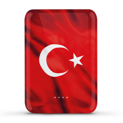 ttec ArtPower Türk Bayrağı 10.000 mAh Taşınabilir Şarj Aleti / Powerbank Siyah