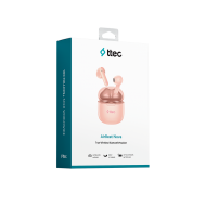 ttec AirBeat Nova Gerçek Kablosuz TWS Bluetooth Kulaklık- 2KM163 Pembe