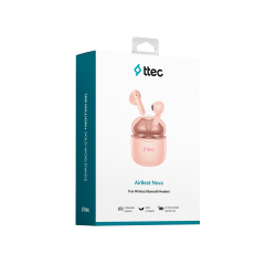 ttec AirBeat Nova Gerçek Kablosuz TWS Bluetooth Kulaklık- 2KM163 Pembe