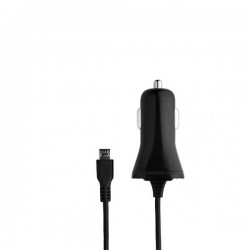 taks Fix Kablolu 1000 mA Araç Şarj Aleti Micro USB Siyah