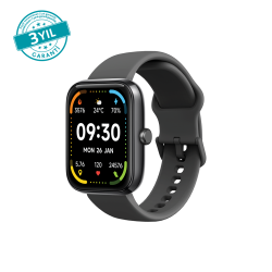 ttec Tempus 47 mm  Dikdörtgen Kasa Akıllı Saat 2S09W Siyah