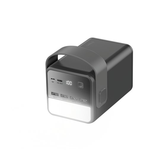 ttec ReCharger Extreme LCD 60.000mAh PD 65W LED Fenerli Taşıma Kollu Taşınabilir Hızlı Şarj Aleti/Powerbank – 2BB272S