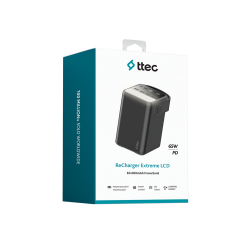 ttec ReCharger Extreme LCD 60.000mAh PD 65W LED Fenerli Taşıma Kollu Taşınabilir Hızlı Şarj Aleti/Powerbank – 2BB272S