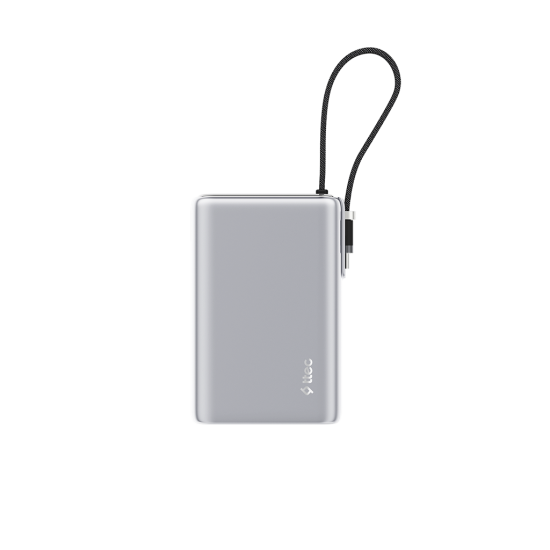 ttec ReCharger Pro Max TFT 20.000mAh PD 65W USB-C Dahili Kablolu Taşınabilir Hızlı Şarj Aleti / Powerbank – 2BB273