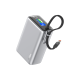 ttec ReCharger Pro Max TFT 25.000mAh PD 100W USB-C Dahili Kablolu Taşınabilir Hızlı Şarj Aleti / Powerbank – 2BB274