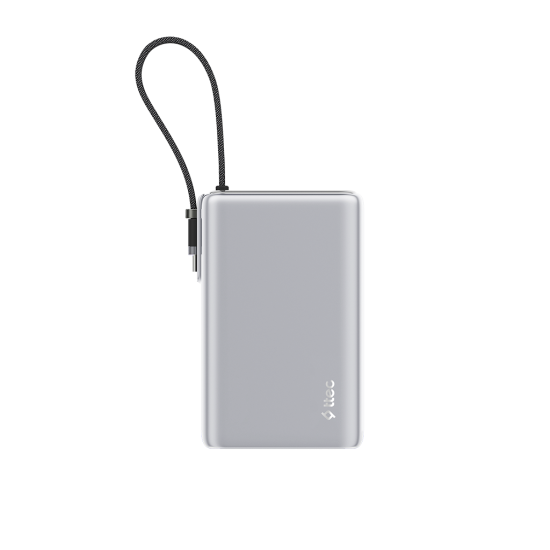 ttec ReCharger Pro Max TFT 25.000mAh PD 100W USB-C Dahili Kablolu Taşınabilir Hızlı Şarj Aleti / Powerbank – 2BB274