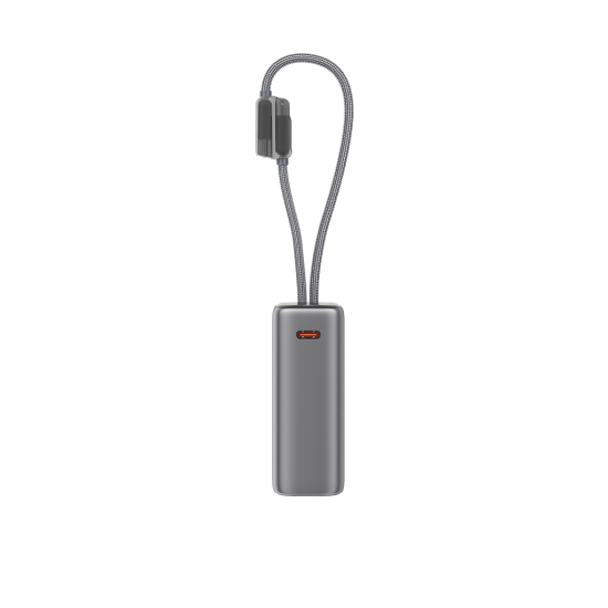 ttec ReCharger Pro TFT 10.000mAh PD 20W USB-C ve Lightning Dahili Kablolu Taşınabilir Hızlı Şarj Aleti / Powerbank – 2BB278