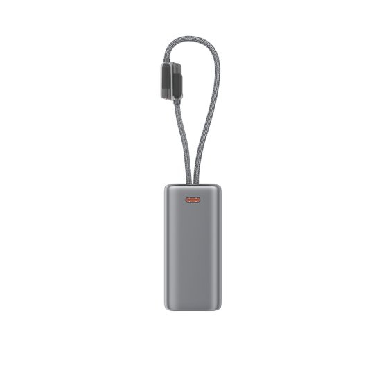 ttec ReCharger Pro TFT 15.000mAh PD 20W USB-C ve Lightning Dahili Kablolu Taşınabilir Hızlı Şarj Aleti / Powerbank – 2BB280