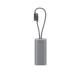 ttec ReCharger Pro TFT 15.000mAh PD 20W USB-C ve Lightning Dahili Kablolu Taşınabilir Hızlı Şarj Aleti / Powerbank – 2BB280