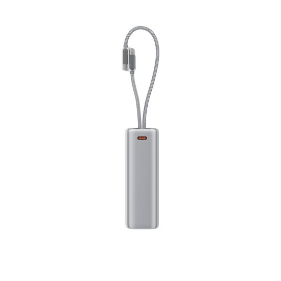 ttec ReCharger Pro Max TFT 20.000mAh PD 45W USB-C ve Lightning Dahili Kablolu Taşınabilir Hızlı Şarj Aleti / Powerbank – 2BB281