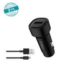 ttec SmartCharger 2.4A Araç Şarj Aleti  + Micro USB Kablo
