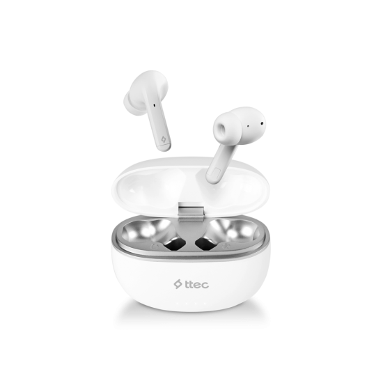 ttec AirBeat Pro ANC Gerçek Kablosuz TWS Bluetooth Kulaklık Beyaz
