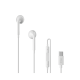 ttec Rio 3 USB-C Stereo Mikrofonlu Kulakiçi Kablolu Kulaklık Beyaz
