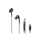 ttec Pop 3 USB-C Stereo Mikrofonlu Kulakiçi Kablolu Kulaklık Siyah