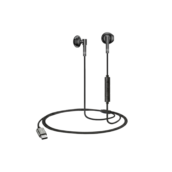 ttec Rio Fit Style USB-C Stereo Mikrofonlu Kulakiçi Kablolu Kulaklık Siyah