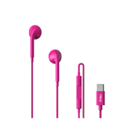 ttec Rio Fit USB-C Stereo Mikrofonlu Kulakiçi Kablolu Kulaklık Pembe