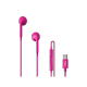 ttec Rio Fit USB-C Stereo Mikrofonlu Kulakiçi Kablolu Kulaklık Pembe