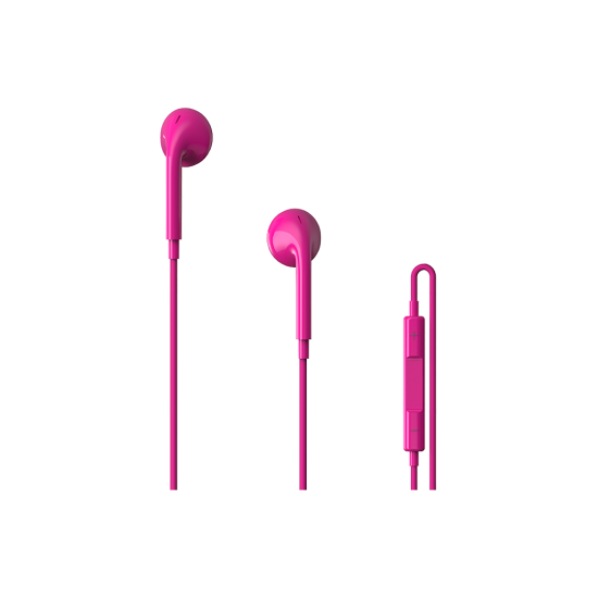 ttec Rio Fit USB-C Stereo Mikrofonlu Kulakiçi Kablolu Kulaklık Pembe