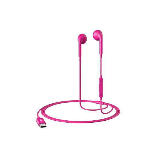 ttec Rio Fit USB-C Stereo Mikrofonlu Kulakiçi Kablolu Kulaklık Pembe