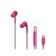 ttec Pop Fit USB-C Stereo Mikrofonlu Kulakiçi Kablolu Kulaklık Pembe