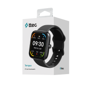 ttec Tempus 47 mm  Dikdörtgen Kasa Akıllı Saat 2S09W Siyah