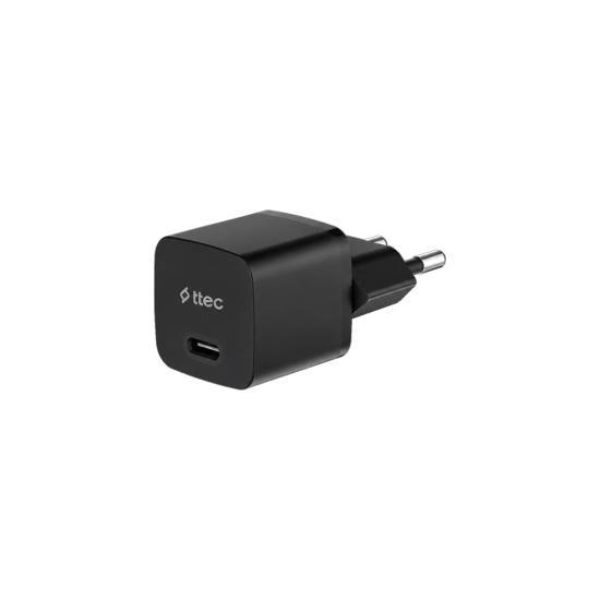 ttec SmartCharger GAN 30W PD USB-C Seyahat Hızlı Şarj Aleti 2SCG30B Siyah