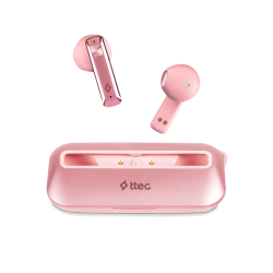 ttec AirBeat UltraSlim Gerçek Kablosuz TWS Bluetooth Kulaklık Pembe Altın
