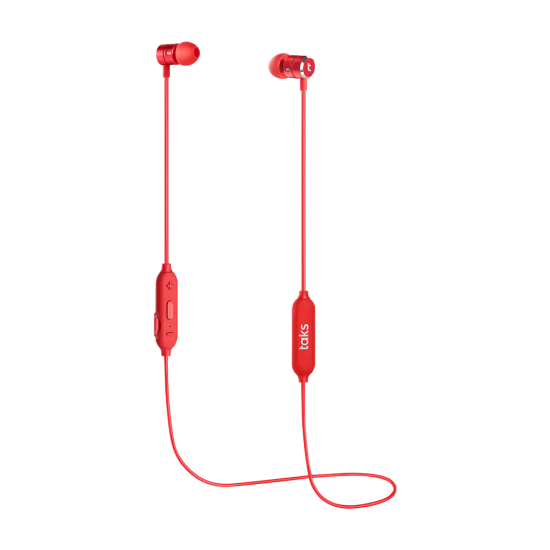 Taks BE01 Kablosuz Bluetooth Kulaklık Kırmızı