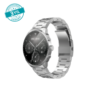 ttec Tempus Pro S   45 mm AMOLED Ekranlı Yuvarlak Metal Kasa Akıllı Saat 2SW08 Metal Gri