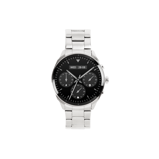 ttec Tempus Pro S   45 mm AMOLED Ekranlı Yuvarlak Metal Kasa Akıllı Saat 2SW08 Metal Gri