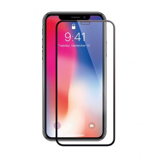 ttec AirGlass EdgeColor Cam Ekran Koruyucu Arka iPh. X Siyah