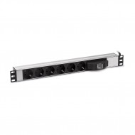 Formrack Sigortalı 6 Lı 19   Alüminyum Priz