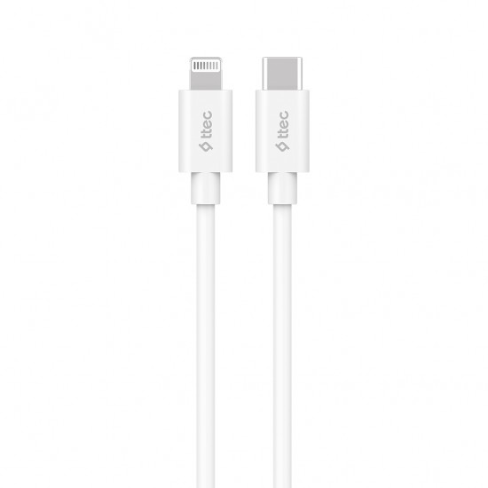 ttec USB-C - Lightning MFi Şarj Kablosu 150cm Beyaz