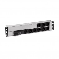 Formrack Sigortalı 9 Lu 19 İnç Alüminyum Grup Priz