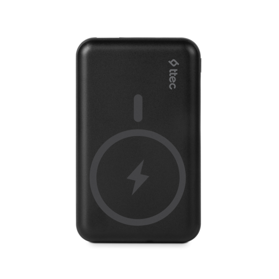 ttec ReCharger Pro M 10.000 mAh MagSafe Uyumlu Kablosuz Taşınabilir Şarj Aleti / Powerbank Siyah