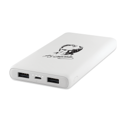 ttec PowerSlim Atatürk 10.000 mAh Taşınabilir Şarj Aleti / Powerbank Beyaz