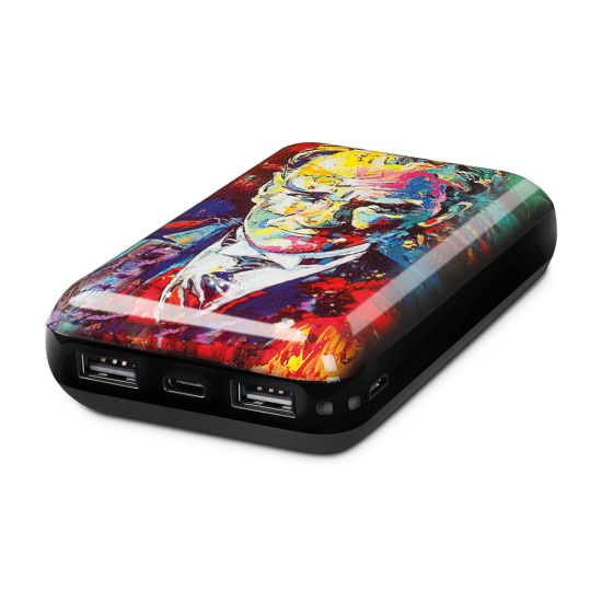 ttec ArtPower Atatürk Renkli Portre 10.000 mAh Taşınabilir Şarj Aleti / Powerbank Siyah