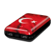 ttec ArtPower Türk Bayrağı 10.000 mAh Taşınabilir Şarj Aleti / Powerbank Siyah
