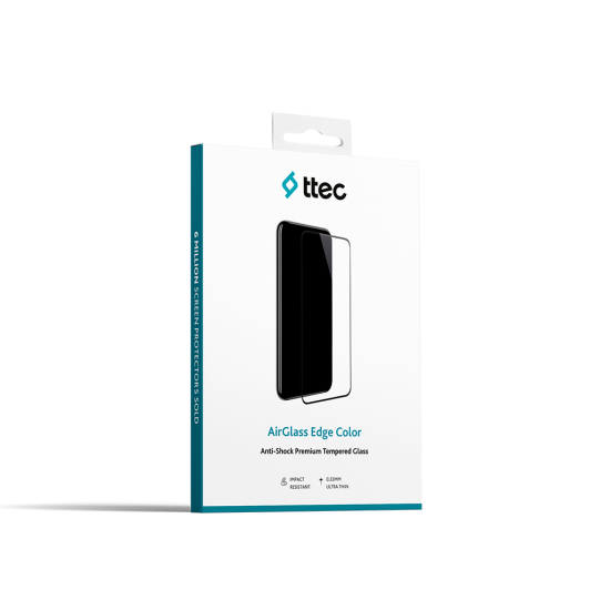 ttec AirGlass EdgeColor Cam Ekran Koruyucu iPh. 13/13 Pro/14