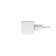 ttec SmartCharger GAN 20W PD Seyahat Hızlı Şarj Aleti + USB-C - Lightning 150cm Kablo. Beyaz