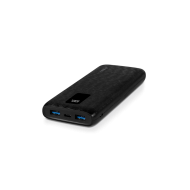 ttec PowerSlim Trio LCD 10.000mAh PD 22,5W Dahili Kablolu Taşınabilir Şarj Aleti / Powerbank Siyah
