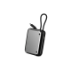 ttec ReCharger LCD 10.000mAh PD 30W USB-C Dahili Kablolu Taşınabilir Hızlı Şarj Aleti/Powerbank- 2BB228