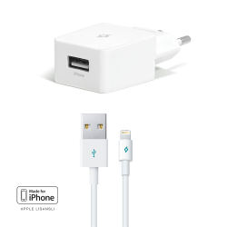 ttec Quantum Mfi 1A Seyahat Şarj Aleti Beyaz