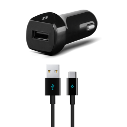 ttec SpeedCharger 2.1A Araç Şarj Aleti  Type C Kablolu Siyah