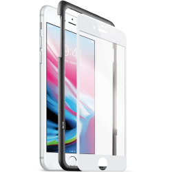 ttec AirGlass EdgeColor Kit iPh.7 Plus/8 Plus Cam Ekran Koruyucu ve Kolay Uygulama Kiti Beyaz