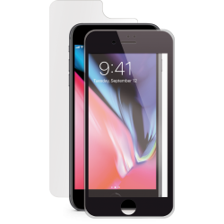 ttec AirGlass EdgeSport Cam Ekran Koruyucu iPh.SE 2020 8/7,Ön-Arka Siyah