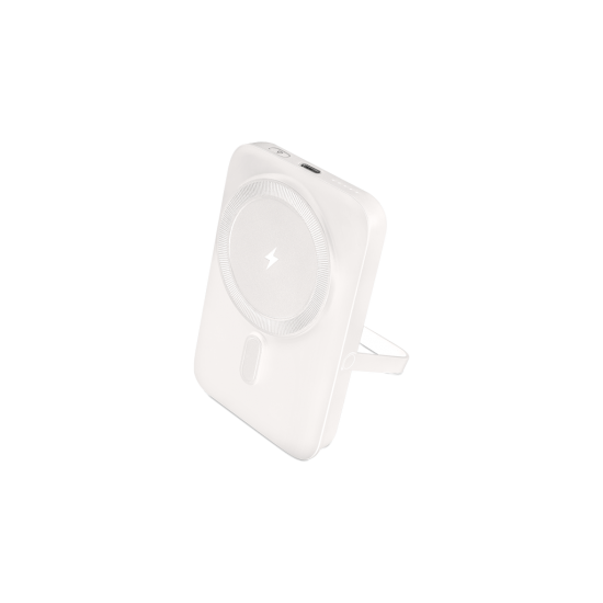 ttec ReCharger Pro M 10.000mAh MagSafe Uyumlu PD 20W Stantlı Kablosuz Taşınabilir Hızlı Şarj Aleti/Powerbank 2BB221 Beyaz