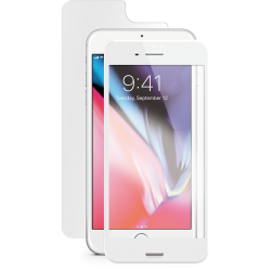 ttec AirGlass EdgeColor Cam Ekran Koruyucu iPh. 8/7  , Ön-Arka Beyaz