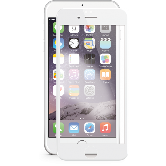 ttec AirGlass EdgeColor Cam Ekran Koruyucu iPh. 6s/6 Beyaz